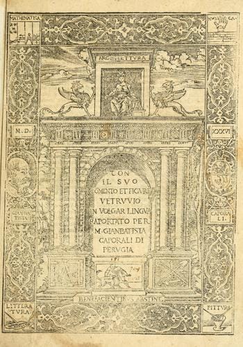 Vetrvvio con il svo comento et figvre