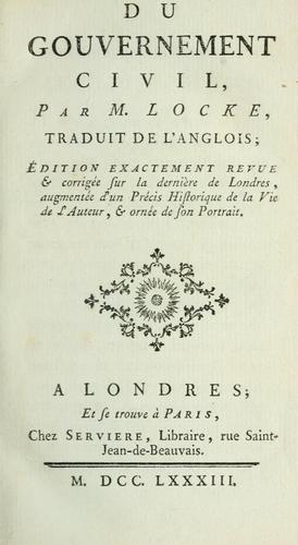 Du gouvernement civil