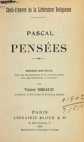 Pensées
