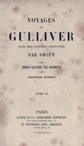 Voyages de Gulliver dans des contrées lointaines.