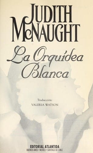 La orquídea blanca