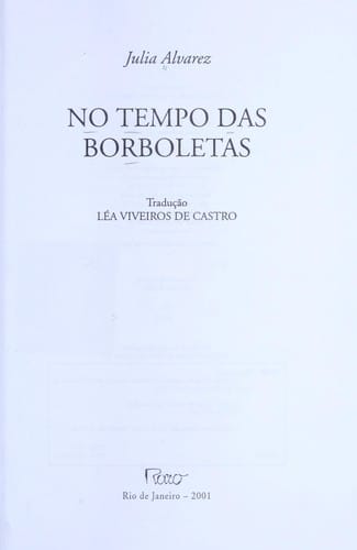 No tempo das borboletas