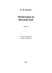 Wiedersehen in Howards End