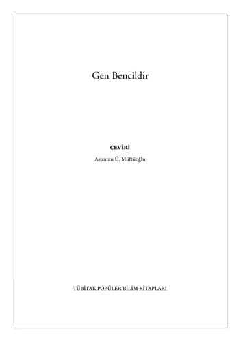 Gen bencildir