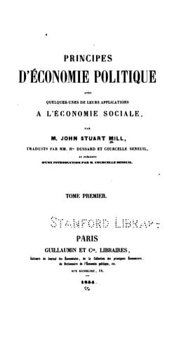 Principes d'économie politique