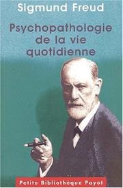 Psychopathologie de la vie quotidienne