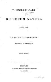 De rerum natura libri sex