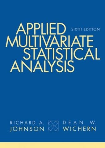 Applied multivariate statistical analysis