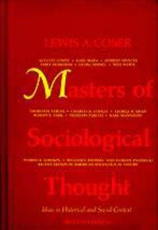 Masters of sociological thought
