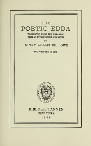 The Poetic Edda