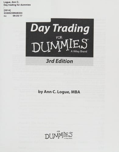 Day trading for dummies