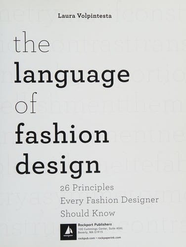 The language of fashion design