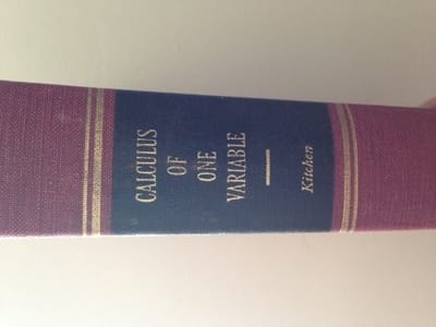Calculus of one variable