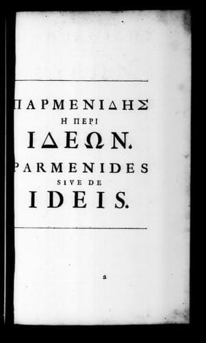 Παρμενίδης