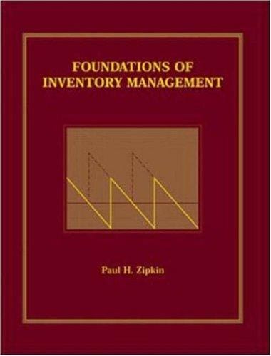 Foundations of Inventory Management