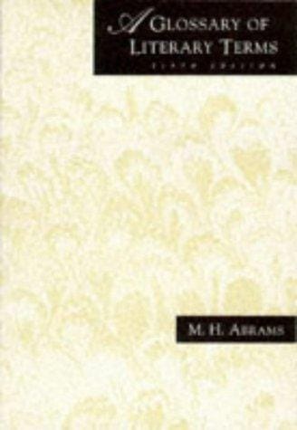 A glossary of literary terms