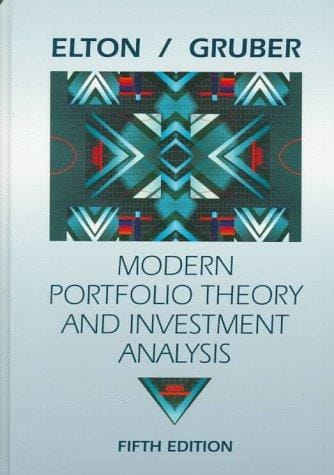 Modern portfolio theory and investment analysis