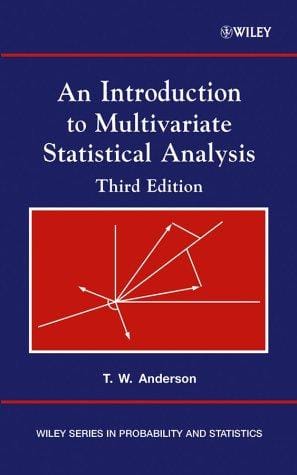An introduction to multivariate statistical analysis