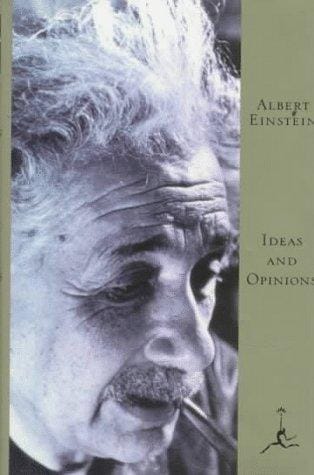 Ideas and opinions