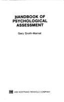 Handbook of Psychological Assessment, 3rd Ed, with WAIS-III Supplement