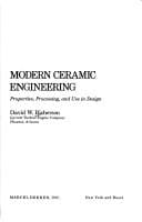 Modern ceramic engineering