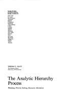 The analytic hierarchy process