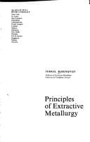 Principles of extractive metallurgy