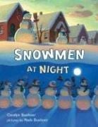 Snowmen at night