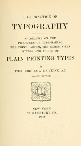 The practice of typography