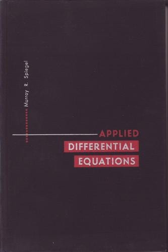 Applied Differential Equations
