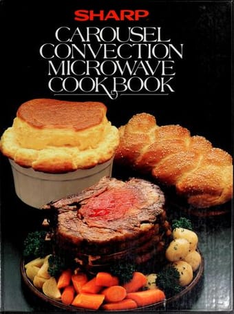 Sharp carousel convection microwave cookbook