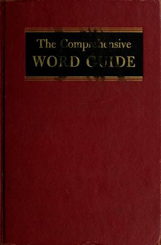The comprehensive word guide