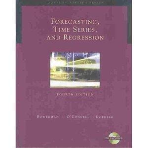 Forecasting, time series, and regression