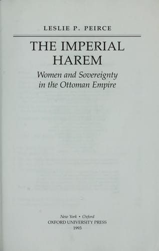 The imperial harem