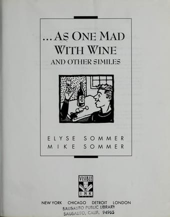 … As one mad with wine and other similes