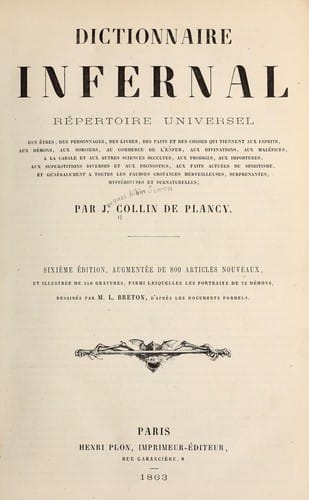 Dictionnaire infernal