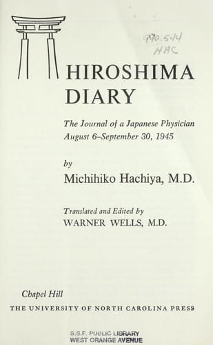 Hiroshima diary