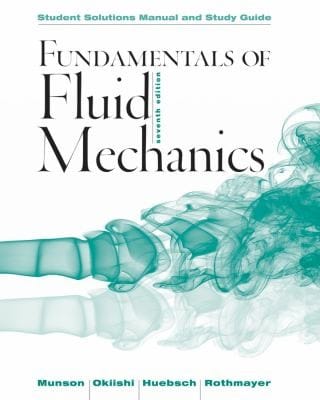 Fundamentals Of Fluid Mechanics Student Solutions Manual And Student Study Guide