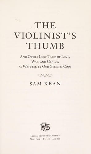 The violinist's thumb