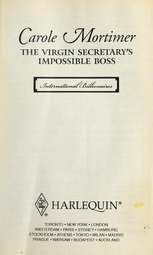 The virgin secretary's impossible boss