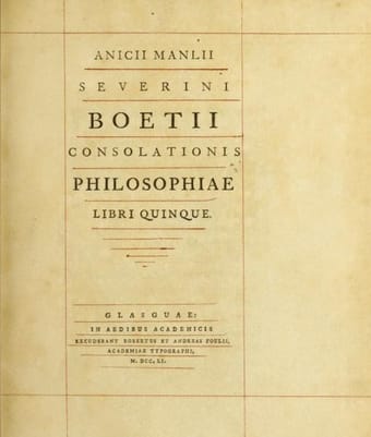 De consolatione philosophiae