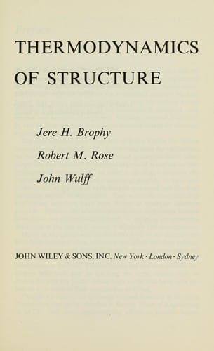 Structure and properties of materials