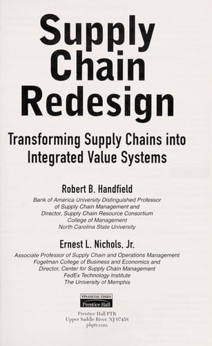 Supply chain redesign