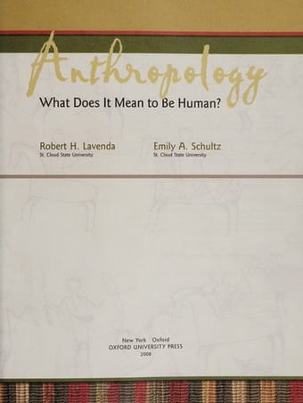 Anthropology
