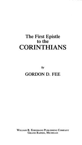 First Epistle to the Corinthians