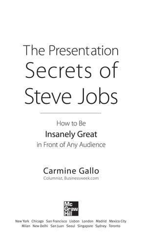 The presentation secrets of Steve Jobs