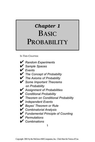 Probability and statistics