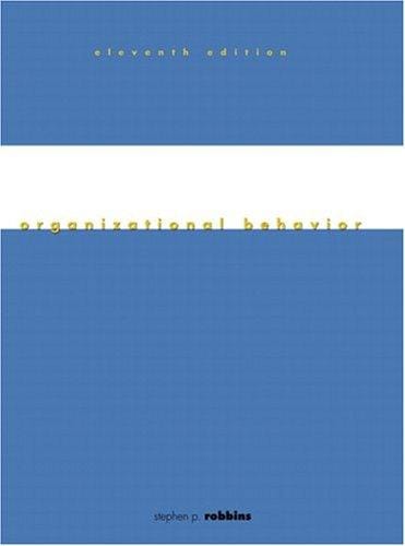 Organizational Behavior