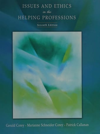 Issues and ethics in the helping professions