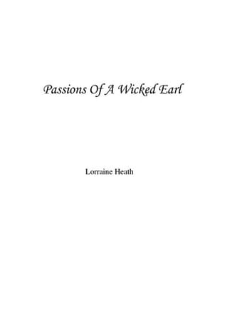 Passions of a Wicked Earl